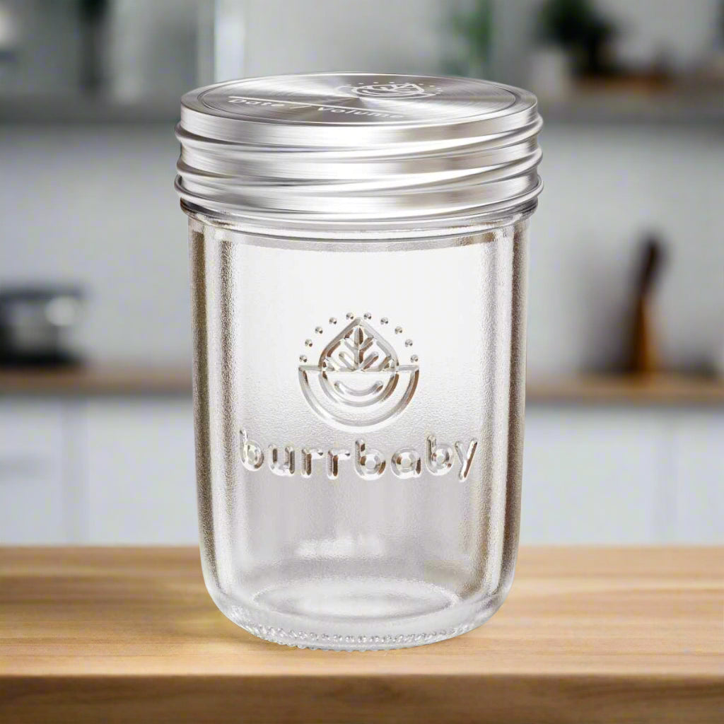 6oz Natural Glass Baby Bottles