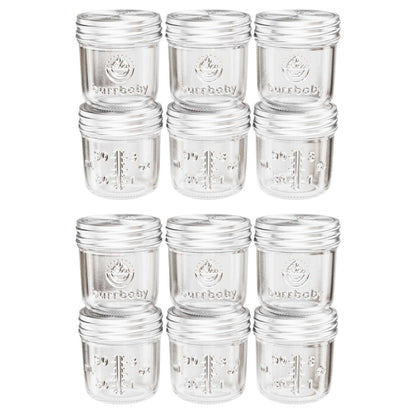3.5oz Glass Breast Milk Storage Containers