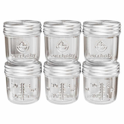 3.5oz Glass Breast Milk Storage Containers