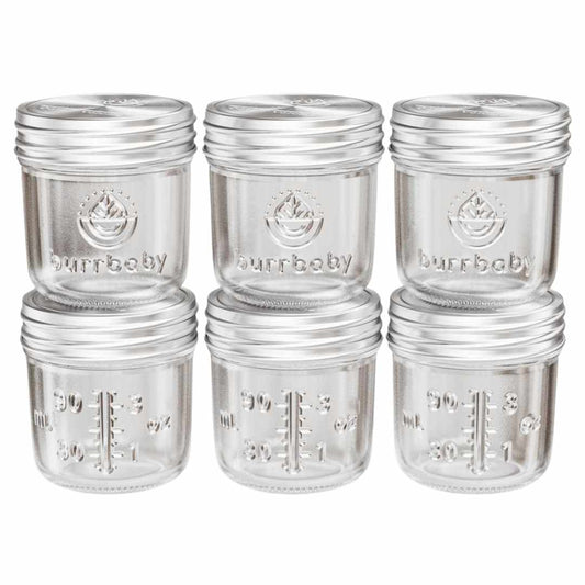 3.5oz Glass Breast Milk Storage Containers