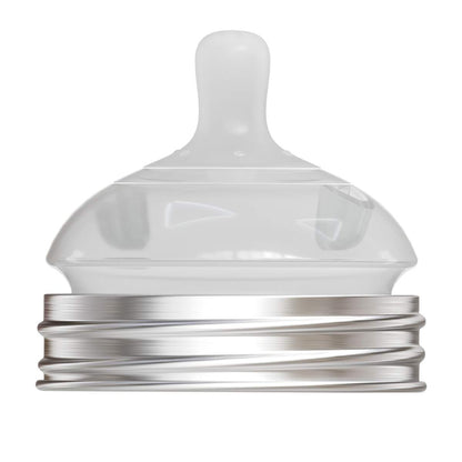 6oz Natural Glass Baby Bottles